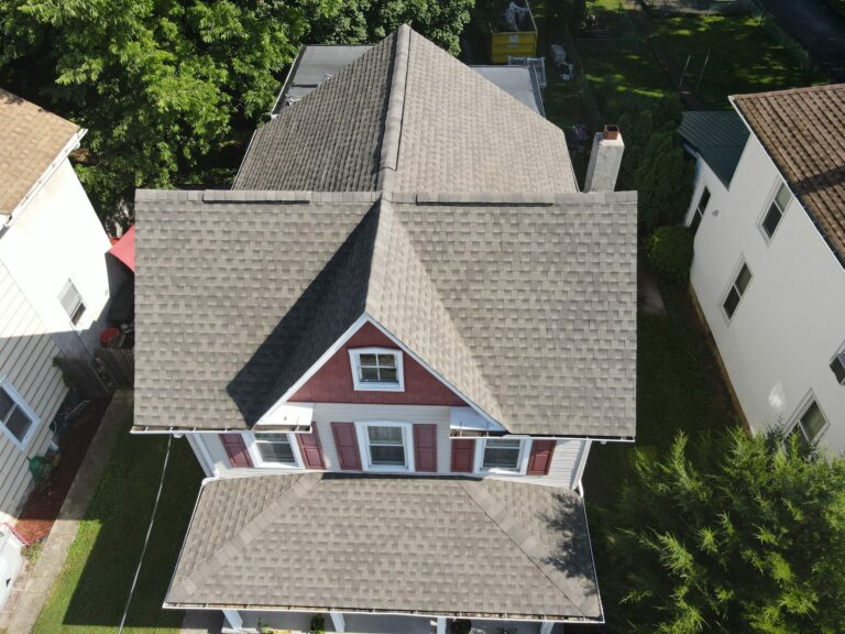 New home seen from above.